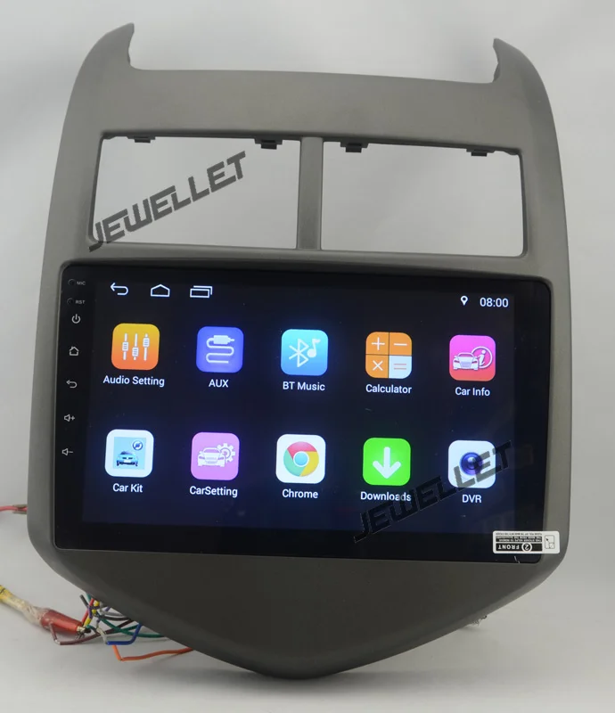 Top 9" Quad-core 1024*600 HD screen Android 8.1 Car GPS radio navigation for Chevrolet Aveo Sonic Holden Barina 2012-2016 4