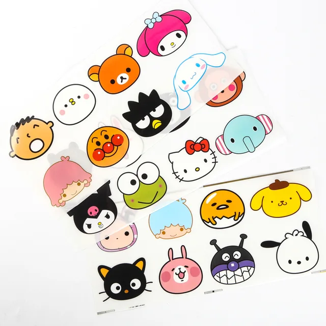10 sets sanrio figures hello kitty rilakkuma gudetama baikinman