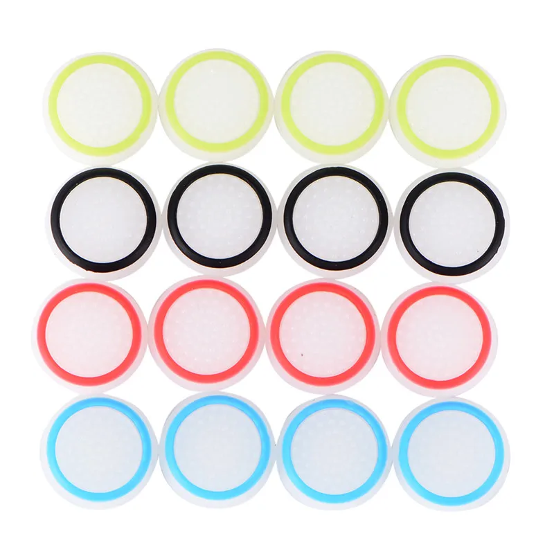 

4pcs Game Pads Protective Cover Silicone Joystick Button Cap Replacement Cover Case For PS4 Game Controllers Accessory