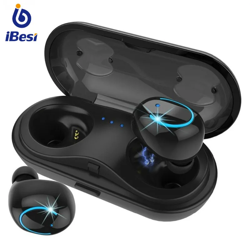 

IBESI Q18 tws Bluetooth Earbuds Mini Headset Earphones True Wireless Stereo Headphones Waterproof IPX5 for iPhone xiaomi huawei