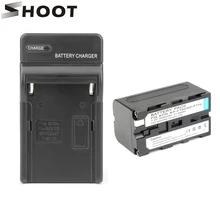 SHOOT NP-F750 NP F770 F750 NPF750 NPF770 Аккумулятор для видеокамеры sony NP-F750 NP-F770 светодиодный светильник с зарядным устройством