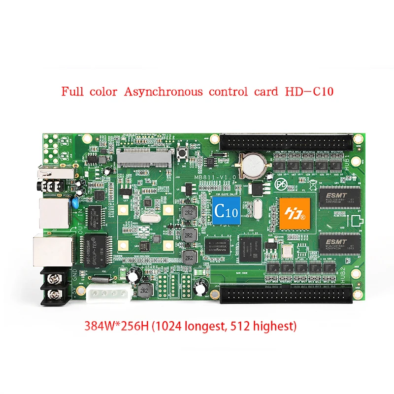 

HUIDU C10 C10C C30 asynchronous offline led video wall display controller indoor outdoor wifi 3g 4g led controller card