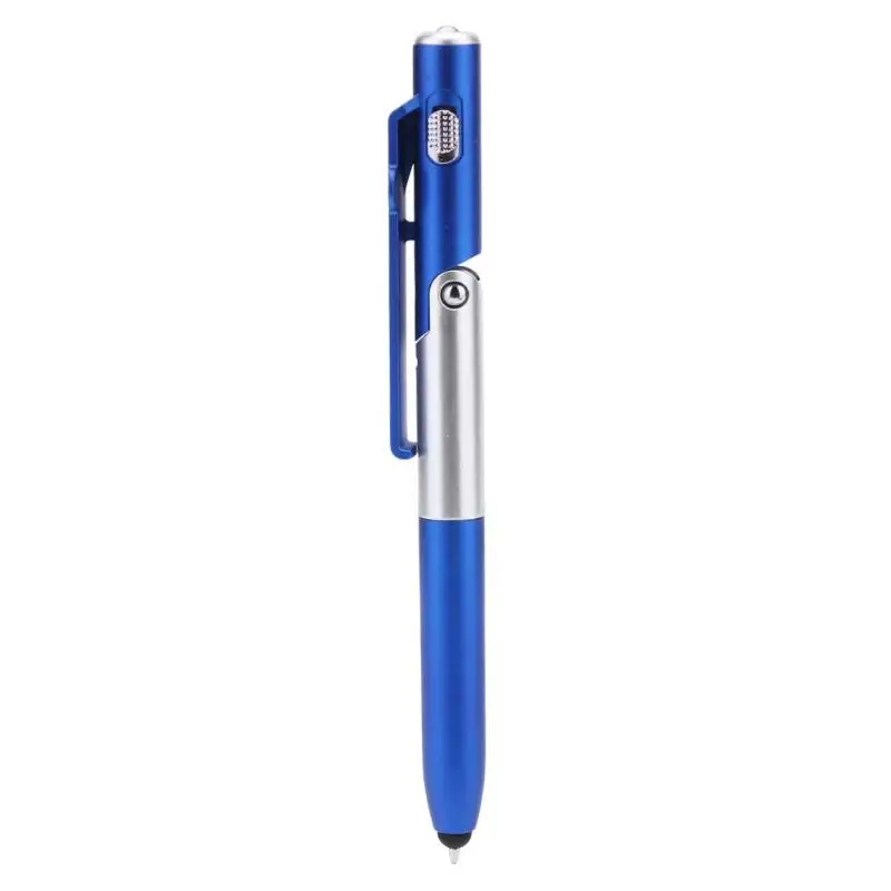 Многофункциональная шариковая ручка складной светодиодный светильник подставка держатель для мобильного телефона 4 в 1 ручка школьные канцелярские принадлежности