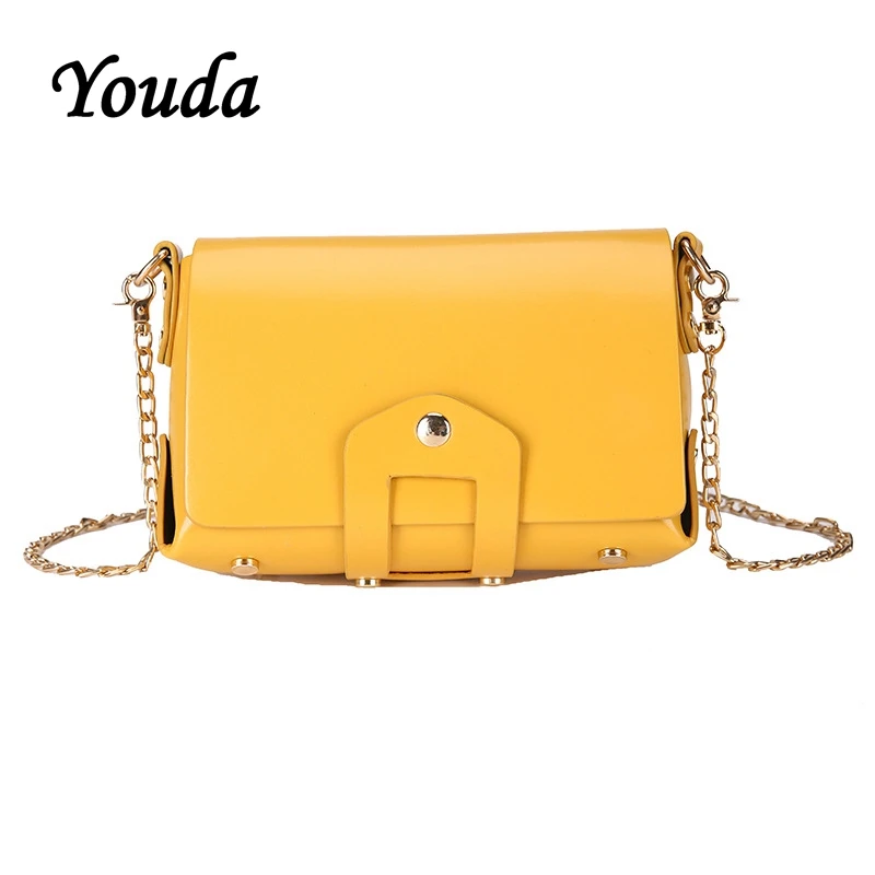 Youda Korean Style Flap Package Simple Chain Decorative Shoulder Bags