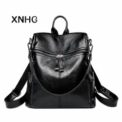 Корейский стиль крышку ноутбука рюкзаки модные черные женские Back Pack softback anti theft рюкзак Bolsa рюкзак дорожная SAC DOS