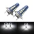 ANGRONG 2×6000 k Bianco H7 499 Lampadina 5 w HA CONDOTTO il Faro Principale di Guida Corsa e Jogging Lampada Della Luce di Nebbia