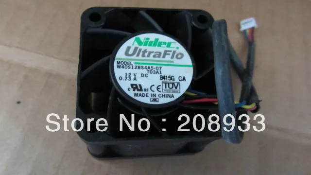 

For Nidec W40S12BS4A5-07 4028 DC 12V0.73A W40S12BS4A5-57