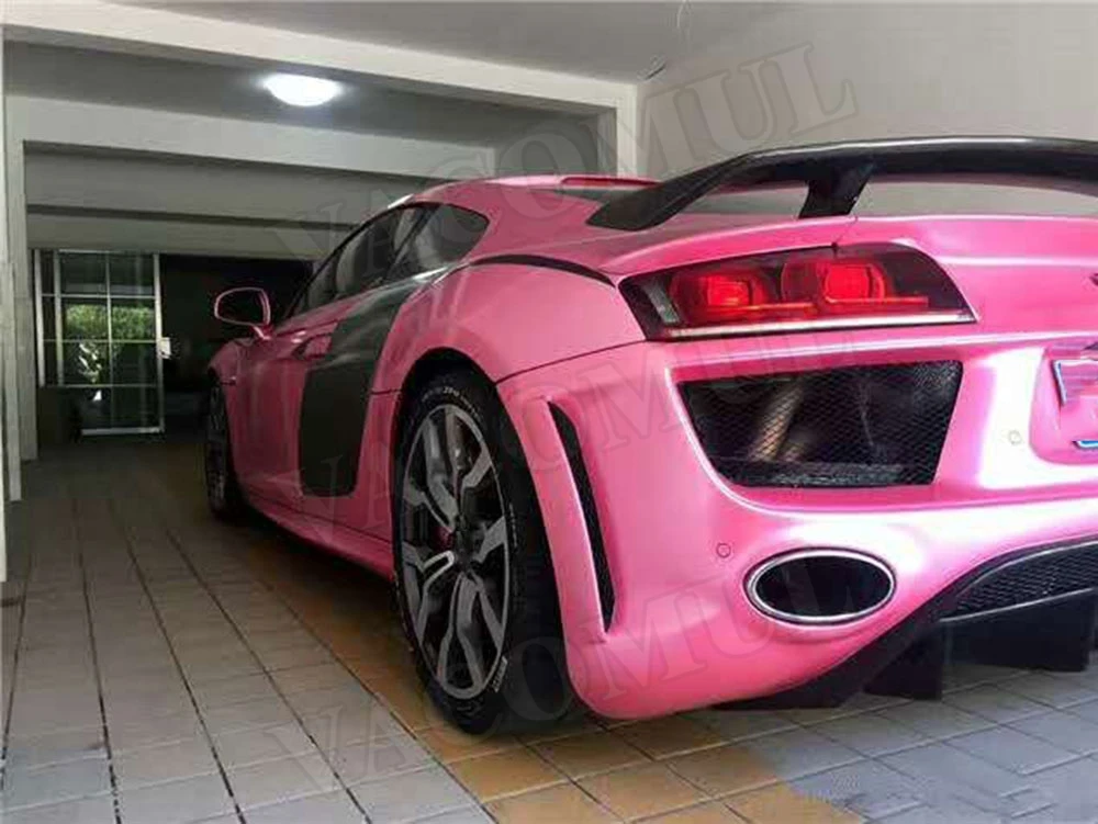 Для R8 GT Стиль углеродного волокна спойлер заднего багажника крыла для Audi V8 V10 2007