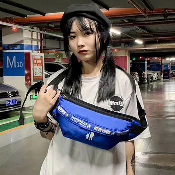 

APP BLOG 2019 Women Men Waist Belt Bag Packs High Quality Chest Handbag Black Color New Fashion Crossbody Small Shoulder Bags