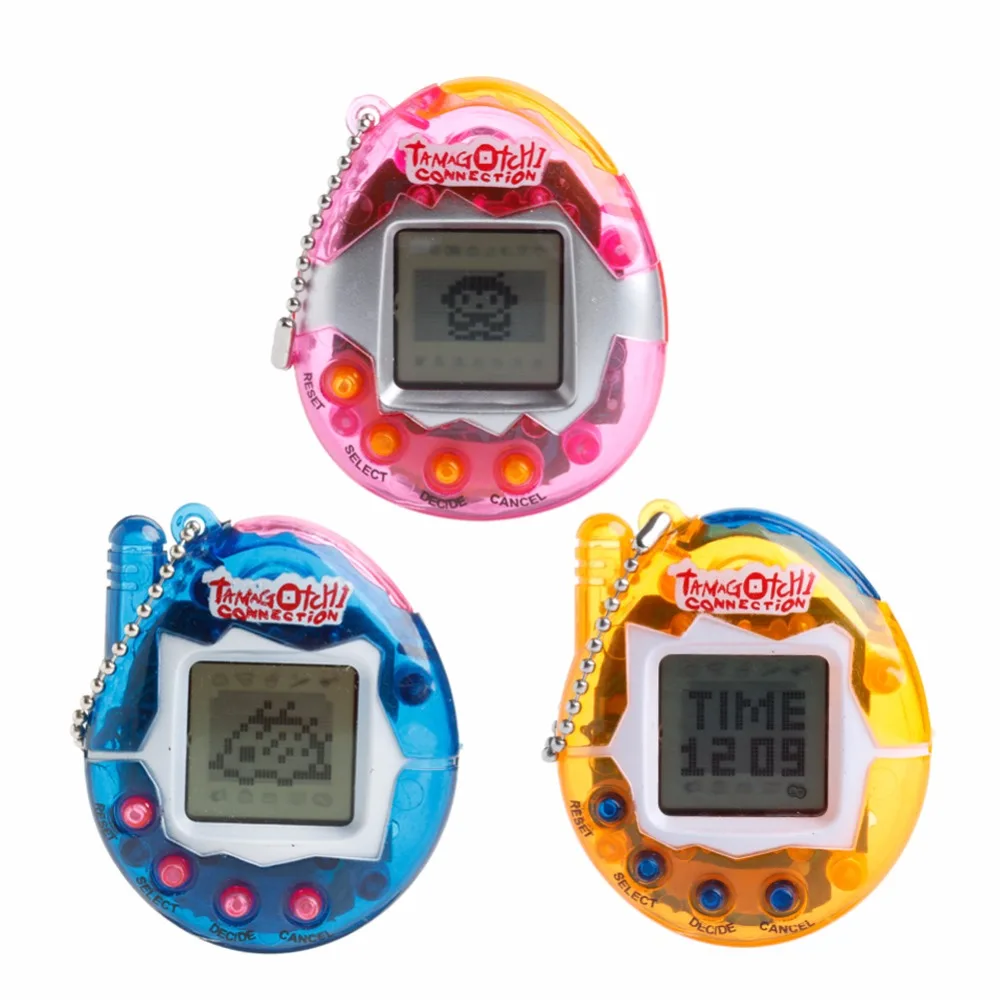 

1Pc 90S Nostalgic 49Pets Virtual Cyber Pet Game Child Toy Key Tamagotchi Buckles