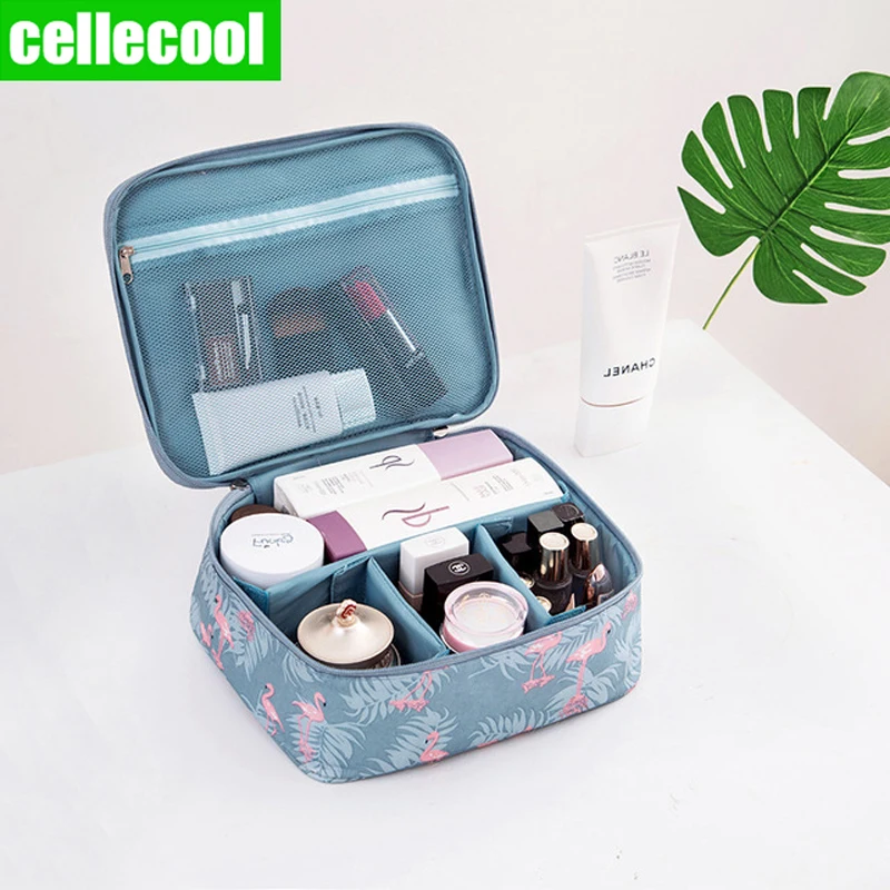 

High quality bag Multifunction Cosmetic Bag Waterproof Portable Organizer Big capacity Women Travel Necessity Beauty Makeup Bag