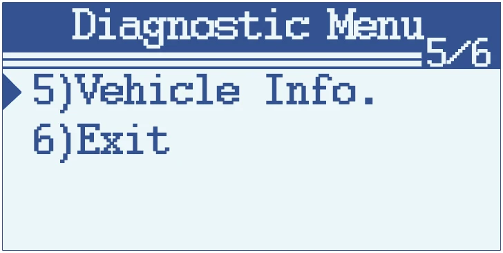 Diagnostic Menu
