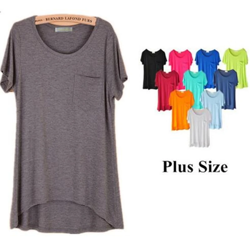 

Plus Size XS-5XL/6XL Summer Fashion Cotton O-neck Women T-Shirt Solid Color Comfortable Slim Women Tops Big Size Black/White