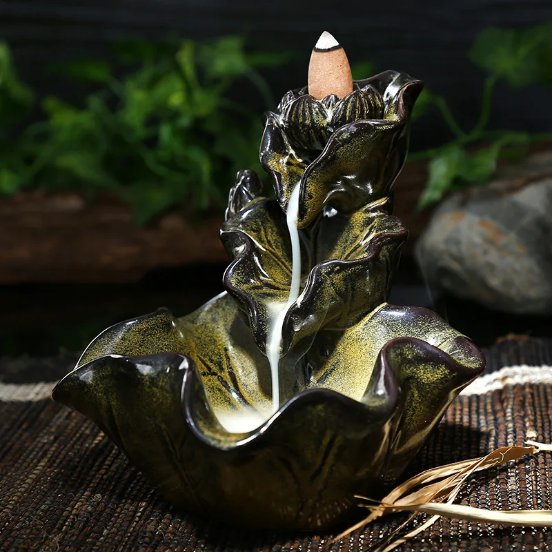 Dropshipping Back incense burner Ceramic incense burner Aromatherapy backflow censer