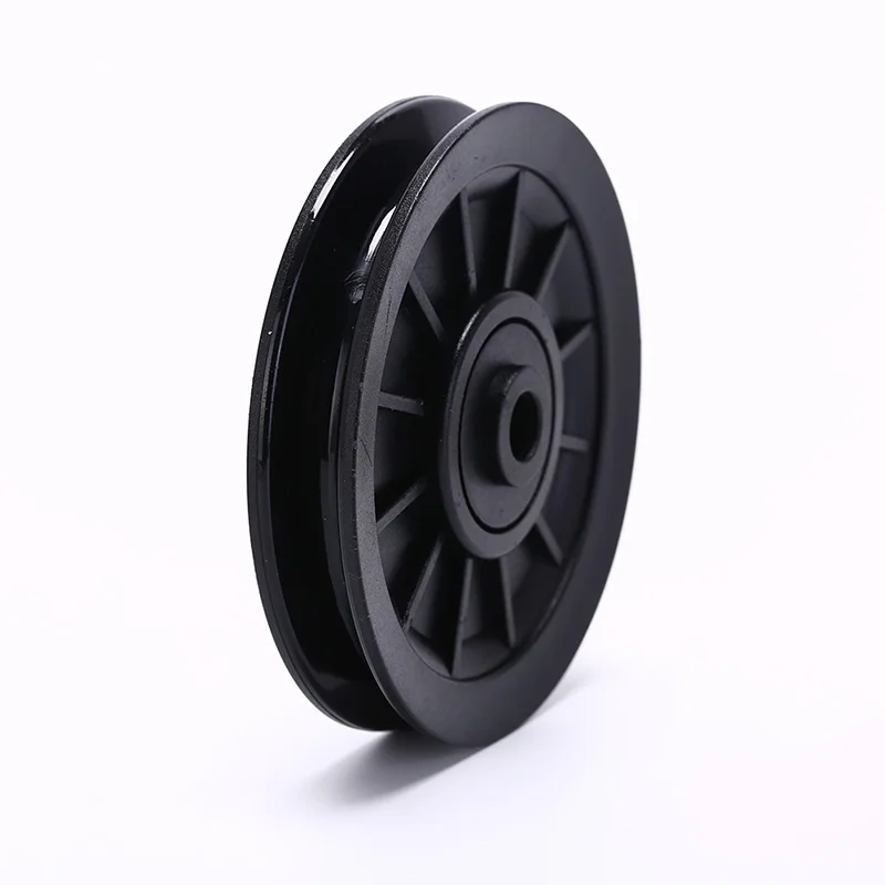 1 шт. 105 мм Прочный и износостойкий Abs Материал черный колесико опорного шкива кабель тренажерного зала