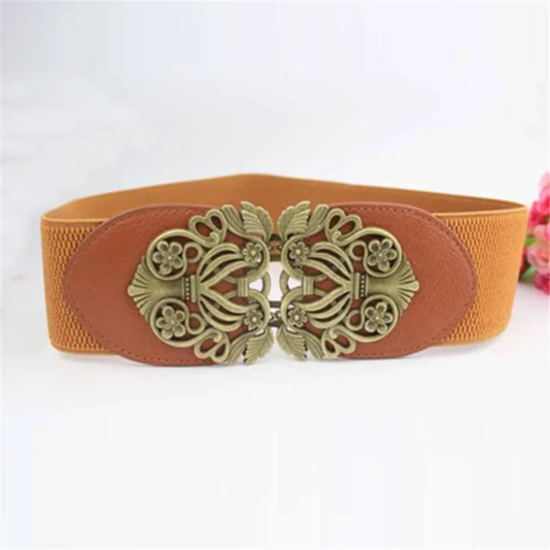 Female Brief Wide Belt Decoration Elastic Cummerbund Strap Dress Accessories Waistband for women Fashion Accessory 40FE066