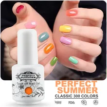 Perfect Summer UV Soak Off Nail Gel Polish 8ml DIY Nail Art Salon Gel Varnish Long Lasting Led Gel Polish 1pcs