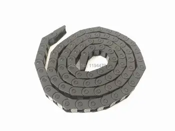 

5pcs/Lot 7x7mm R28 Cable Drag Chain Wire Carrier with End Connector 7mm x 7mm L1000mm 40" for 3D CNC Router Machine