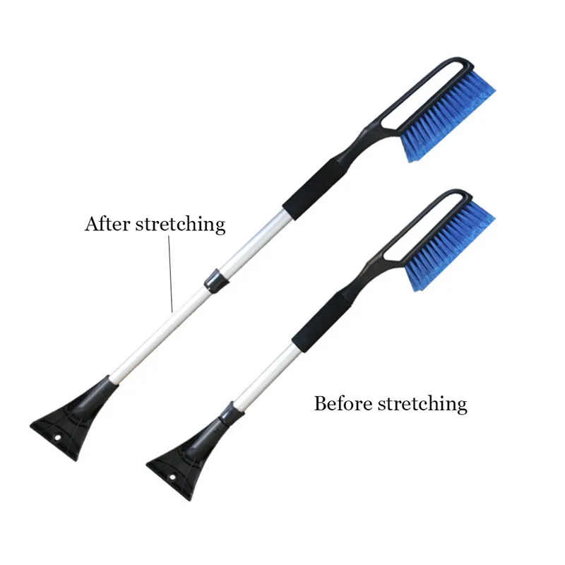 Ice Scraper Multipurpose Long Handle Snow Removal Brush Scraper Ice Shovel For Winter J15