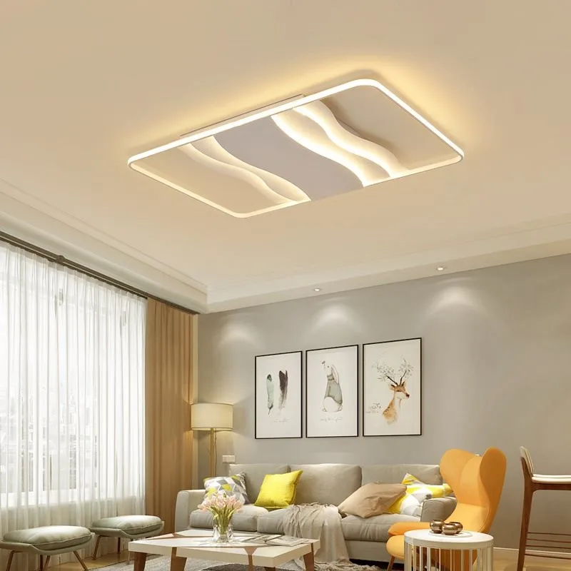 

Rectangle/Square Minimalism Modern chandelier ceiling for living room bed room light AC85-265V led chandelier lighting fixtures