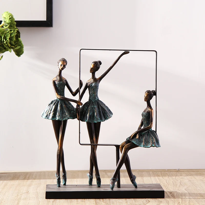 Винтажный стиль Европейский балетный рисунок для девочки украшение дома