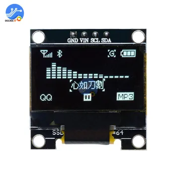 

0.96 inch IIC Serial OLED Screem Display Module 128X64 I2C SSD1306 12864 LCD Screen Board GND VCC SCL SDA 0.96" for Arduino DIY