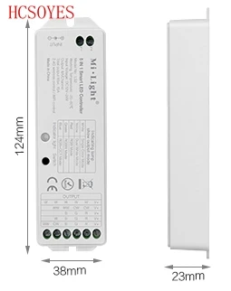 Mi.Light LS2 2.4G wireless control DC12V-24V 5 in 1 Smart LED Controller for Single Color CCT RGB RGBW RGB+CCT Strip light | Освещение