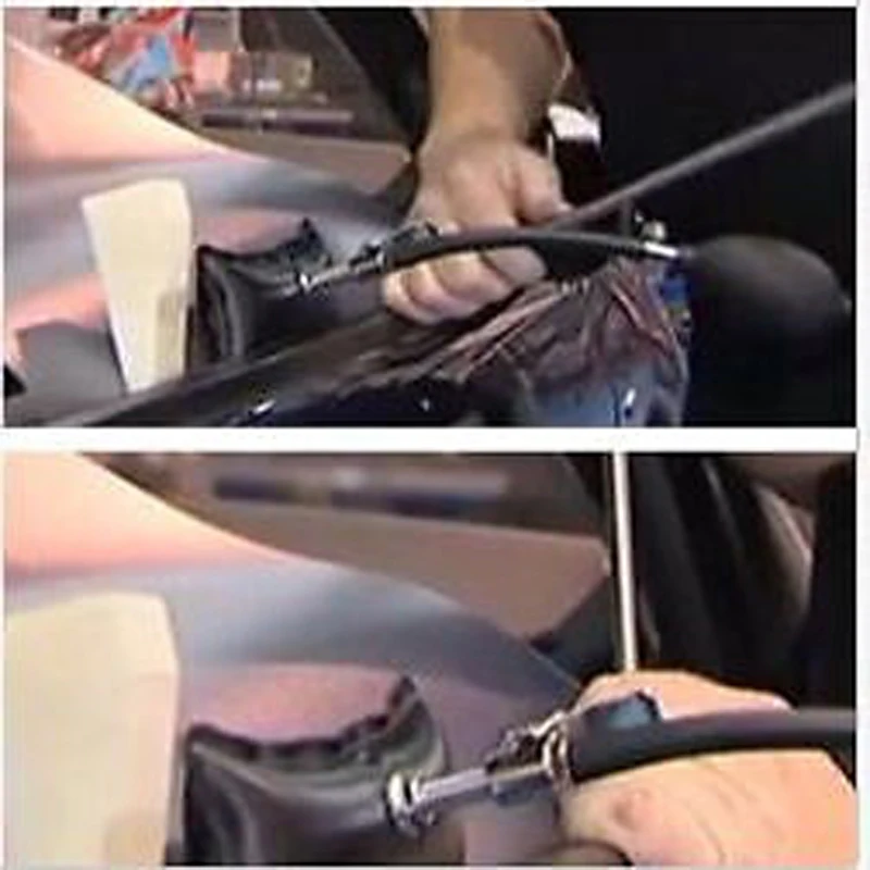 Black Car Window Door Pump Wedge Airbag Inflatable Open Entry Hand Repair Tool