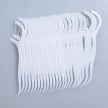 50 шт./кор. зубная нить межзубная щетка Зубная пластиковая зубная щетка высокий полимер проволока одноразовые зубочистки зубная нить