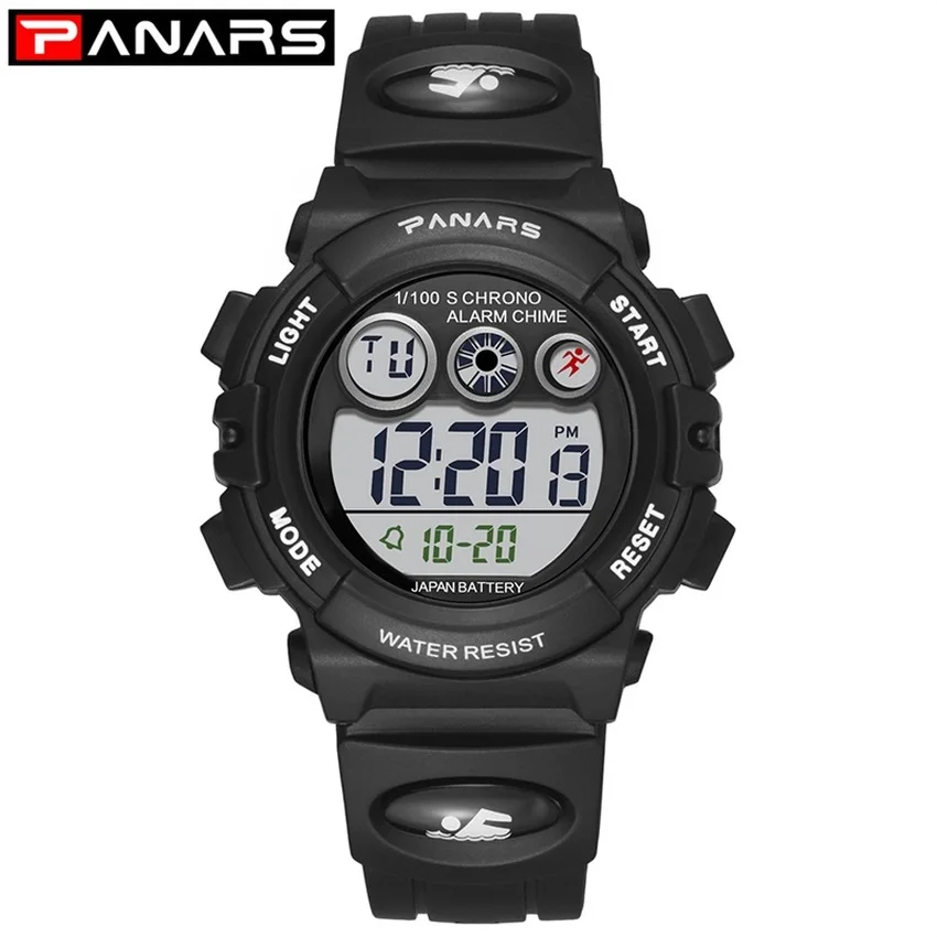 

Panars Kids Watches Waterproof Children Watch Boys Girls LED Digital Outdoor Kids Sports Watches Plastic Alarm Date Clock Watch