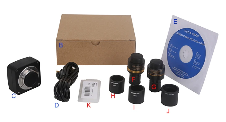 USB 2,0 1,3 M to14M Mircoscope C-mount окуляр цветная камера UCMOS с Aptina CMOS сенсор Поддержка winXP, 7,8, 10, MAC, Linux