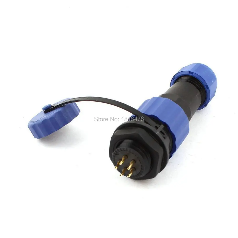 

Waterproof Aviation Plug Socket SD16 16mm 5 Pin 5 P Panel Mount Connector IP68