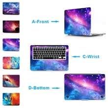 3 в 1 цветной чехол для всего тела Виниловая наклейка для ноутбука Наклейка чехол для Mac Macbook Air 11 12 13 15 Pro retina чехол для ноутбука