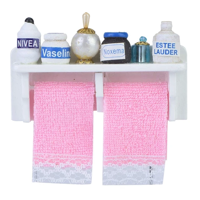 US $3.78 1:12 Mini Doll House Bathroom Wall Frame Mini Miniature House Furniture Accessories Doll House Show