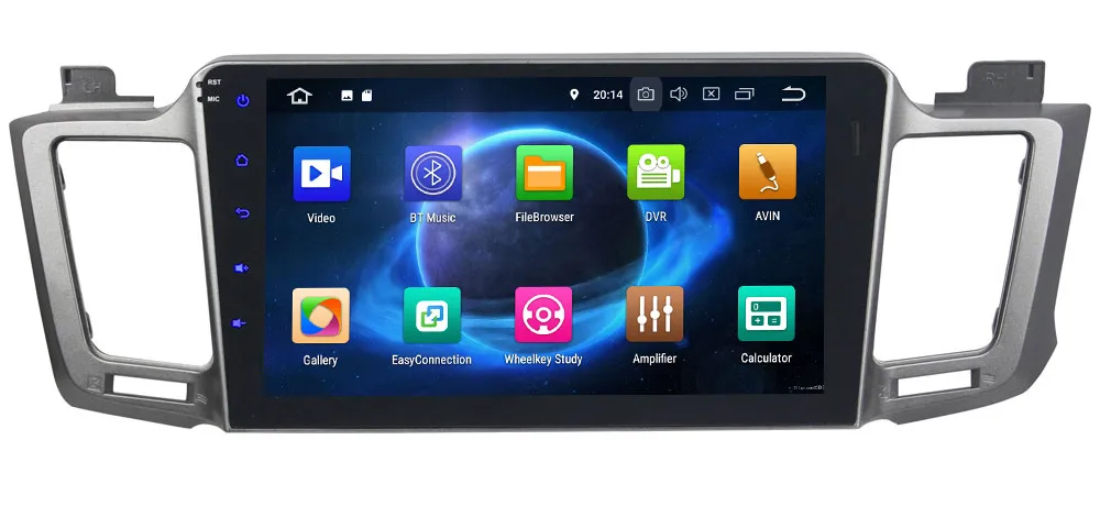 Discount 10.1" IPS Octa Core 4G Android 8.1 4GB RAM 64GB ROM RDS BT Car DVD Player Autoradio Stereo GPS Glonass For Toyota RAV4 2012-2016 2