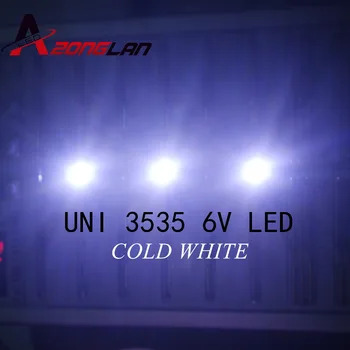 

UNI 3535 LED backlight LCD TV 3535 3537 LED SMD Lamp bead bead 1W 6V 3535 1.2W Cold white UNI 2000PCS
