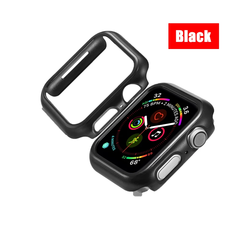 Shock-Proof and Shatter-Resistant Protective Bumper Case for Apple watch Case 44/40mm Compatible for iwatch series 4 Accessories Shock-Proof and Shatter-Resistant Protective Bumper Case for Apple watch Case 44/40mm Compatible for iwatch series 4 Accessories