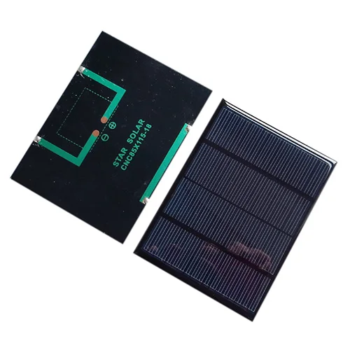 Модуль панели солнечных батарей для зарядного устройства DIY Модель: 115X85 мм 12 В 1,5 Вт