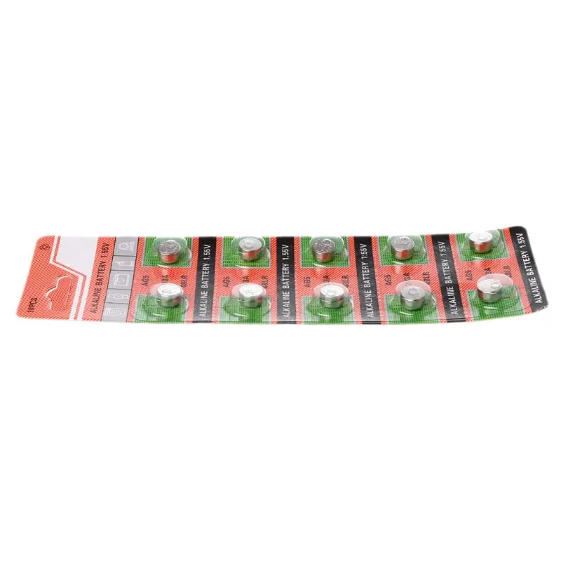 10 шт. 7 9 мм щелочная батарея Кнопка монета AG5 LR754 393 SR754 193 546 RW28 48 слуховой аппарат