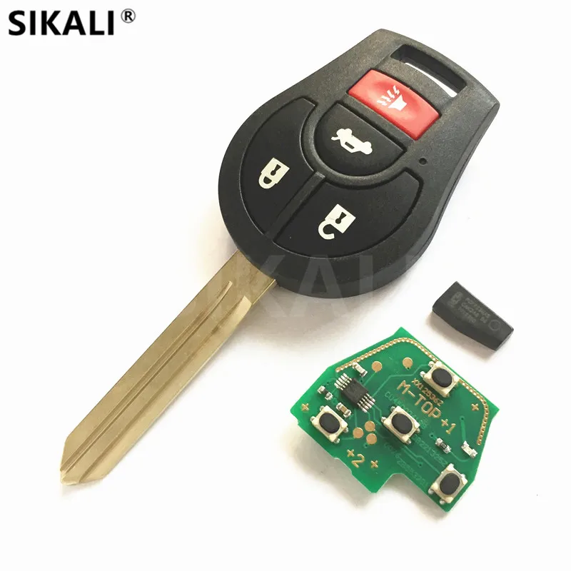 

4 Buttons Remote Key 315MHz/433MHz for March Qashqai Sunny Sylphy Tiida Car Auto CMIIT ID CWTWB1U751 CWTWB1U816 CWTWB1U761