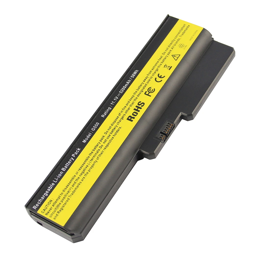 5200mAh for Lenovo Laptop battery G550 G555 3000 B460 B550 G430 4152 4153 G430A G430L G430LE G430M 51J0226 57Y6266 57Y6527 57Y6 5200mAh for Lenovo Laptop battery G550 G555 3000 B460 B550 G430 4152 4153 G430A G430L G430LE G430M 51J0226 57Y6266 57Y6527 57Y6