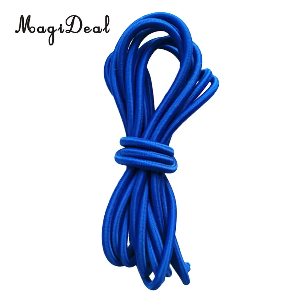 MagiDeal 5mm High Strength Durable Strong Elastic Stretch Rubber Shock Cord Tie Down Marine Boat Caravan Bungee Rope 1m-75m