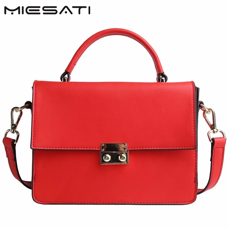 

MIESATI luxury women messenger bags women designer handbags high quality brand Cowhide Genuine Leather Handbags bolsa feminina