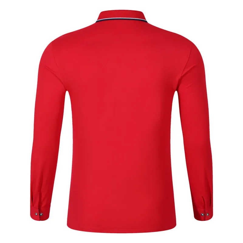 custom logo long sleeve polo shirt (2)