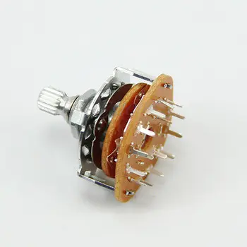 

Guitar Amplifier Channel Band Rotary Switch Selector 3 Pole 4 Position 3P4T