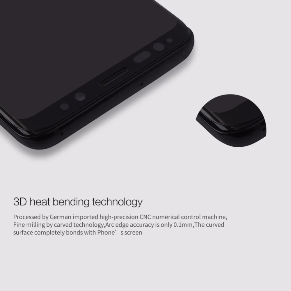 Nillkin Защитная пленка для samsung galaxy s9 полное покрытие CP + Max 3D с закругленными краями