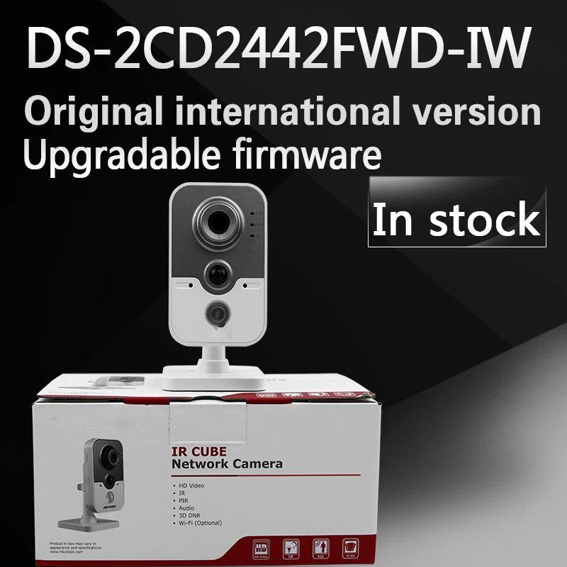 imágenes para En el envío libre con DHL Versión Inglés DS-2CD2442FWD-IW Cube Red IR Cámara de $ number MP imágenes para En el envío libre con DHL Versión Inglés DS-2CD2442FWD-IW Cube Red IR Cámara de $ number MP