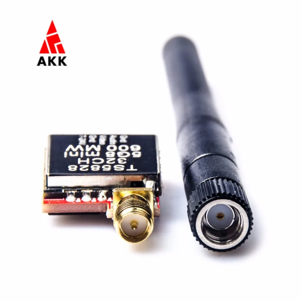 AKK TS5828 5,8G 600MW 32Ch FPV аудио видео передатчик RP-SMA Женский Для Мини FPV квадрокоптера