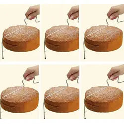 1 шт. нержавеющая сталь Торт Инструменты Новое поступление хлеб украшения Инструменты хлеб нож торт многослойное устройство
