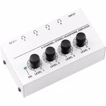 Nuevo Canal de Llegada 4 Microamperios HA400 Stereo Amp Amplificador de Auriculares